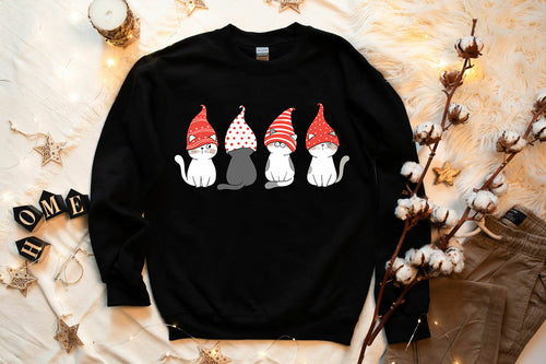 Cute Cats Christmas Sweatshirt