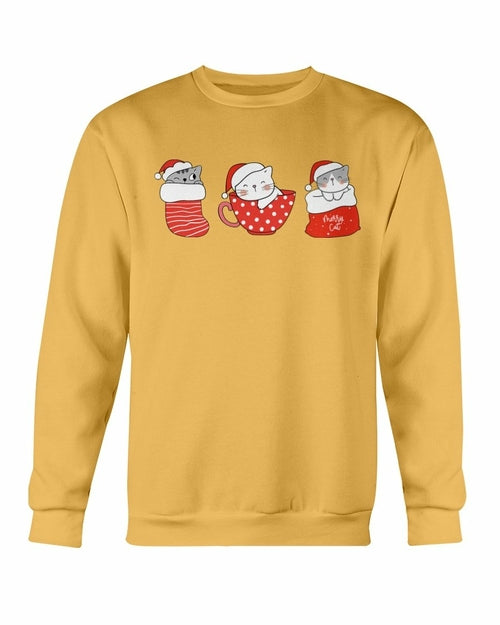 Cute Cats Christmas Sweatshirt