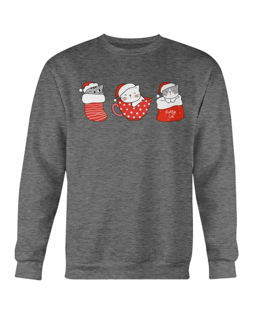 Cute Cats Christmas Sweatshirt