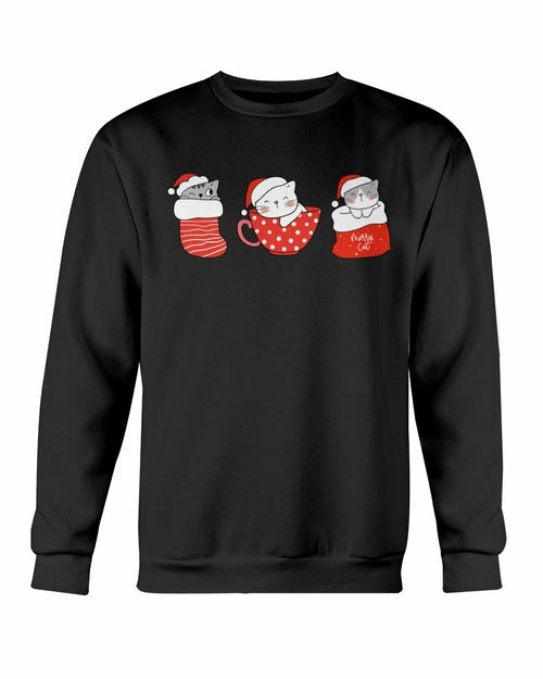 Cute Cats Christmas Sweatshirt